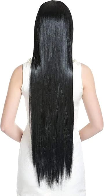 DILLARDS Long Straight Black Wig for Women