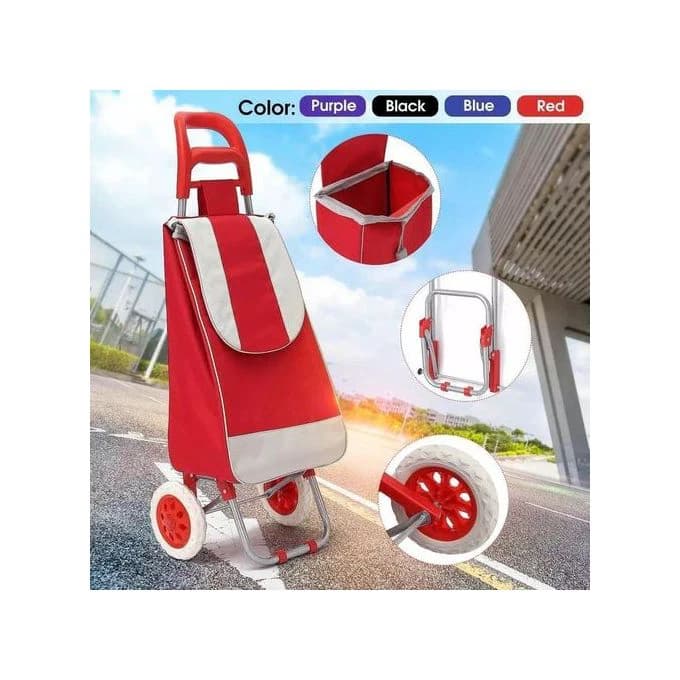 Shopping Trolley Cart with Wheels – Up to 50kg Capacity