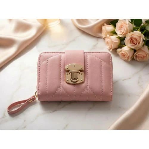 Elegant Women's Synthetic Leather Wallet