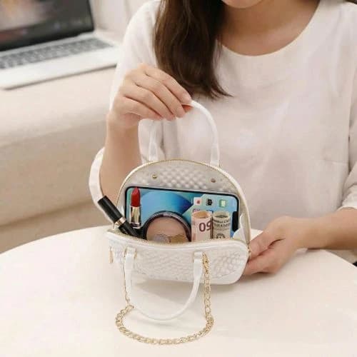 Trendy Girls Silicone Hand & Crossbody Bag