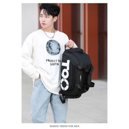 Imported Trend Gym & Outing Bag – Black