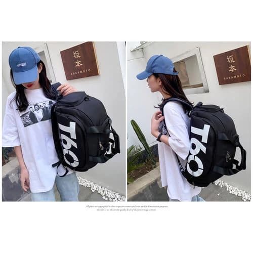 Imported Trend Gym & Outing Bag – Black