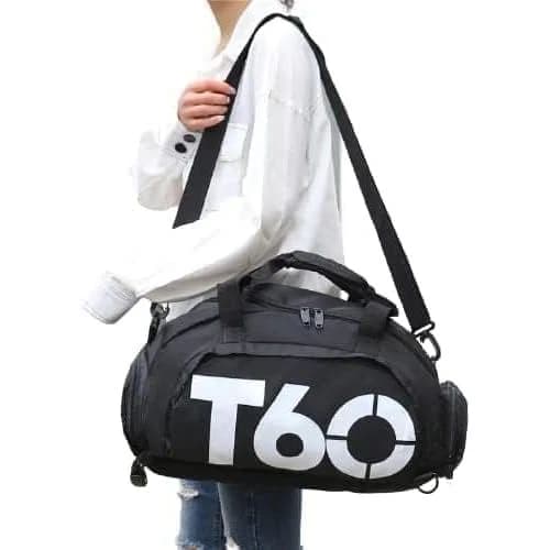 Imported Trend Gym & Outing Bag – Black