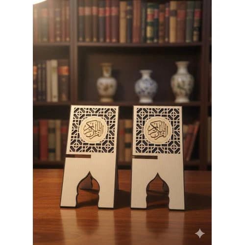 Engraved Islamic Quran Stand