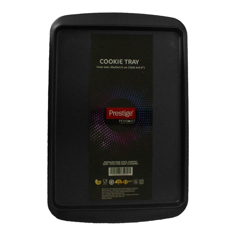 prestige Bakeware Cookies Tray 38 Cm Black China