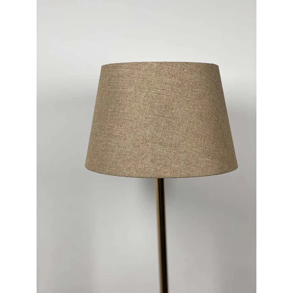 TBS Fabric Modern Floor Lamp, 160 ×40 cm - Beige