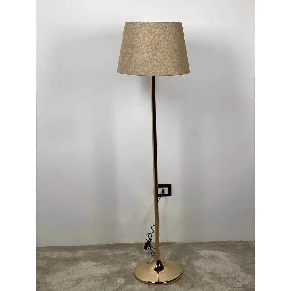 TBS Fabric Modern Floor Lamp, 160 ×40 cm - Beige