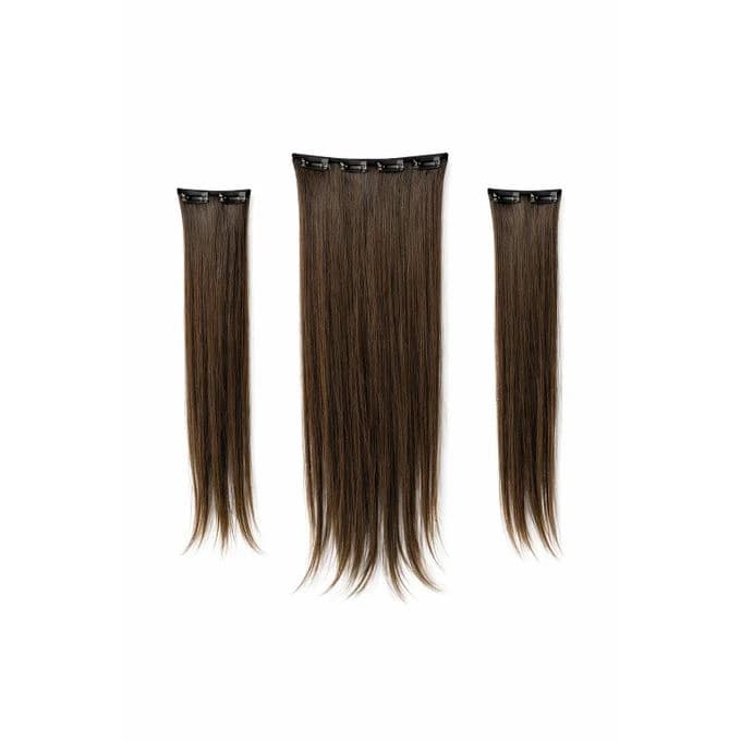 Brown thermal fiber hair extension