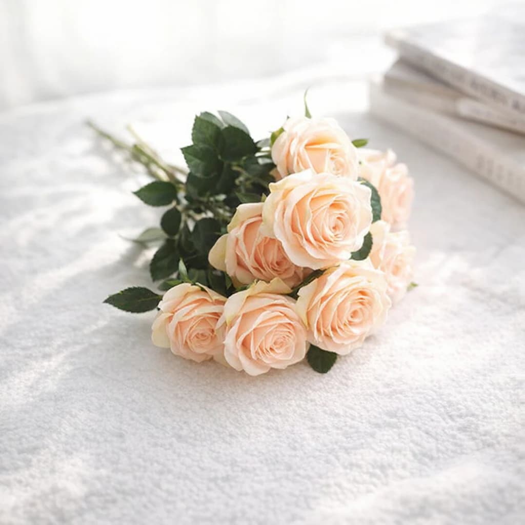 Artificial Rose Bouquet for Elegant Home Decor
