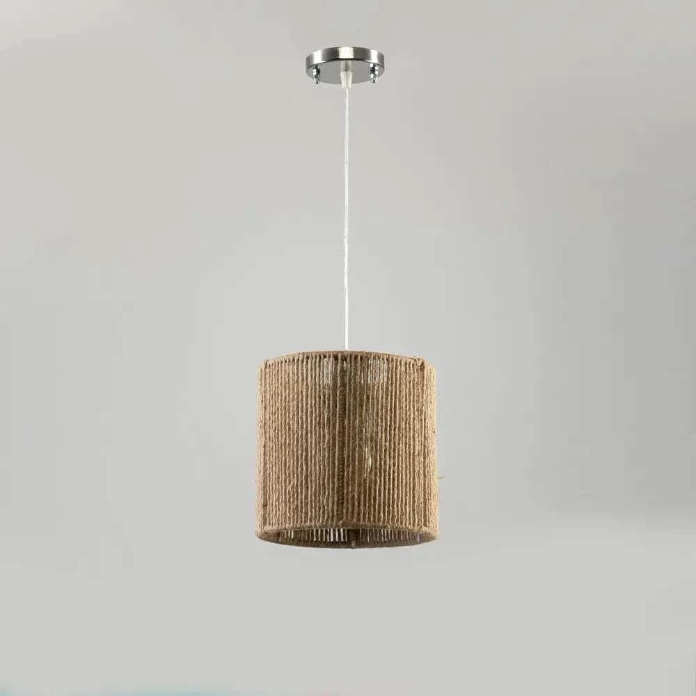 Bohemian ceiling chandelier, 20x20 cm - beige
