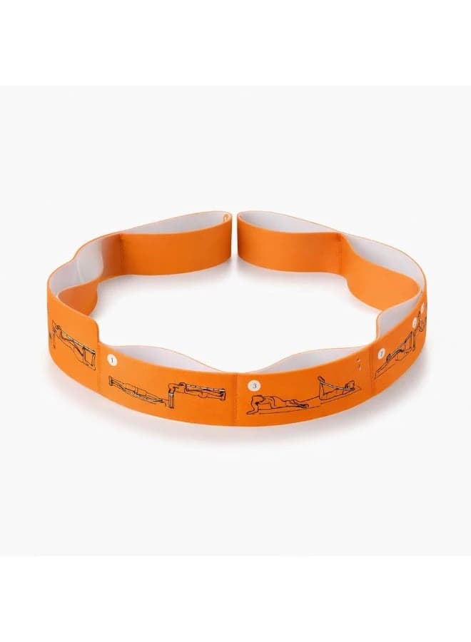 Multi-Loop Yoga Stretch Band – Yoga Stretch Strap 8 Rings for Stretching & Pilat