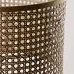 TBS Rattan Boho Floor Lamp, 160 ×40 cm - Beige
