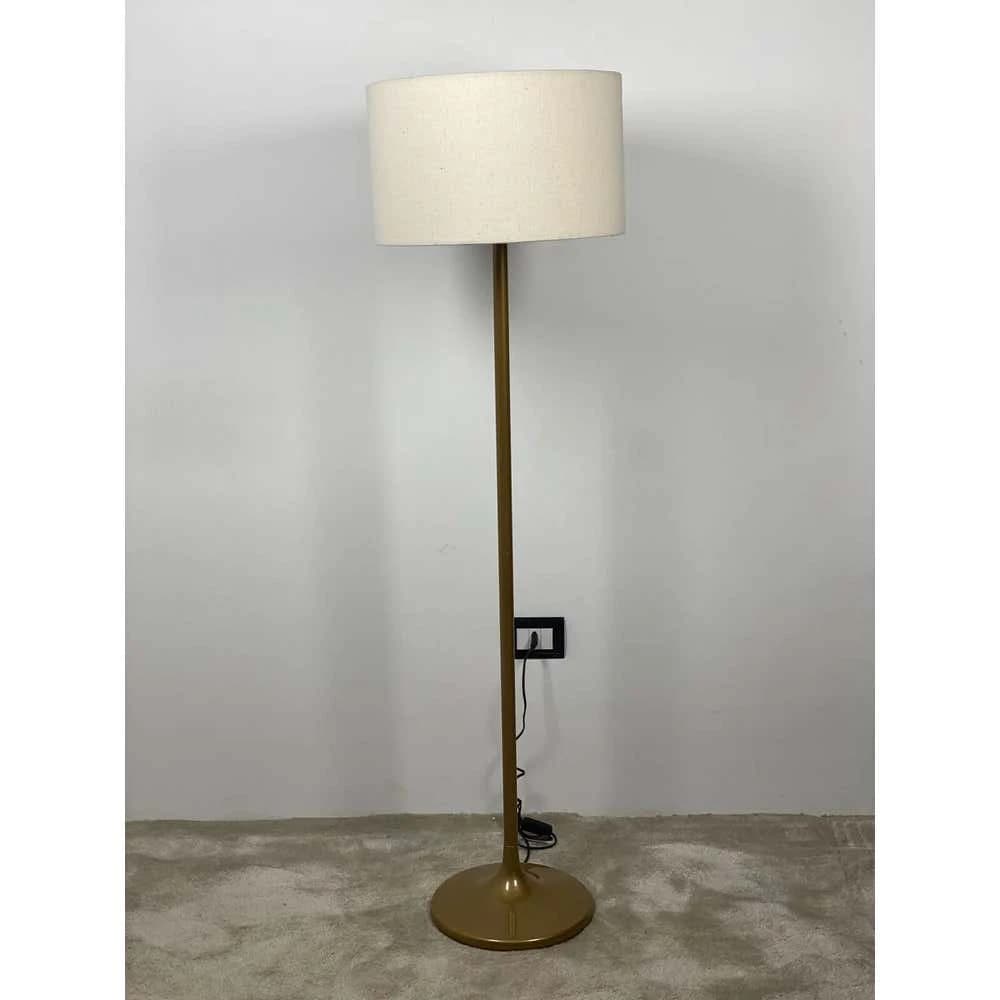 TBS Fabric Modern Floor Lamp, 160 ×40 cm - Off White