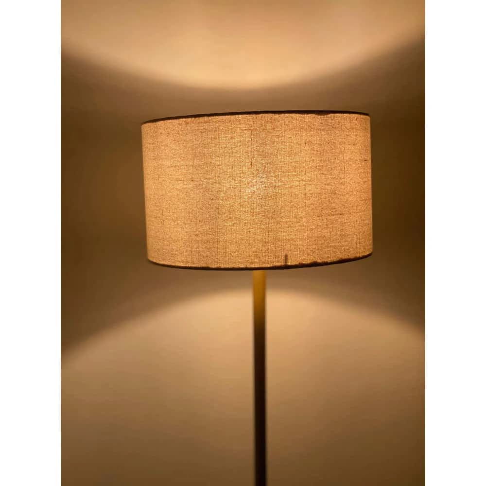 TBS Fabric Modern Floor Lamp, 160 ×40 cm - Off White