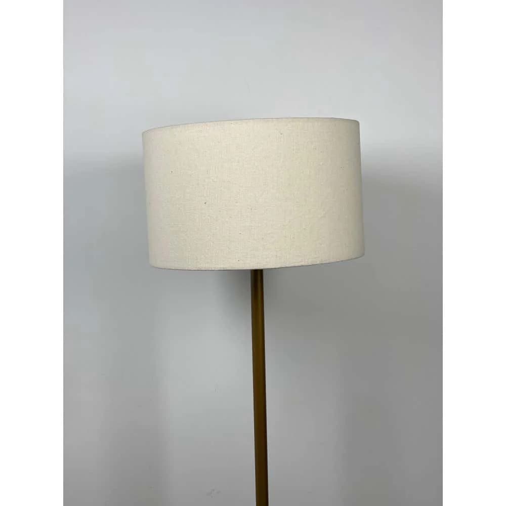 TBS Fabric Modern Floor Lamp, 160 ×40 cm - Off White