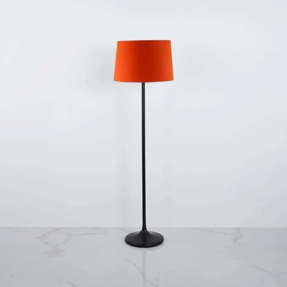 TBS Fabric Modern Floor Lamp, 160 ×40 cm - Orange