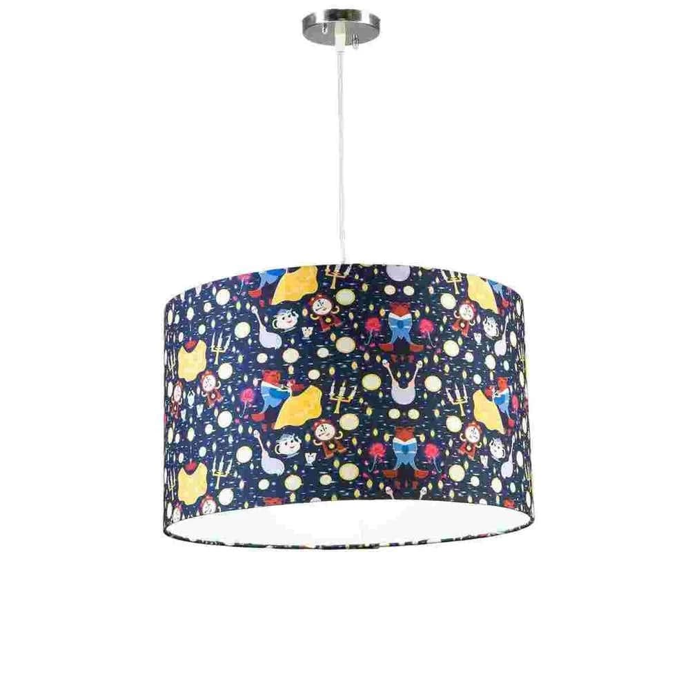 Fabric ceiling light, 25x42 cm - Multicolor