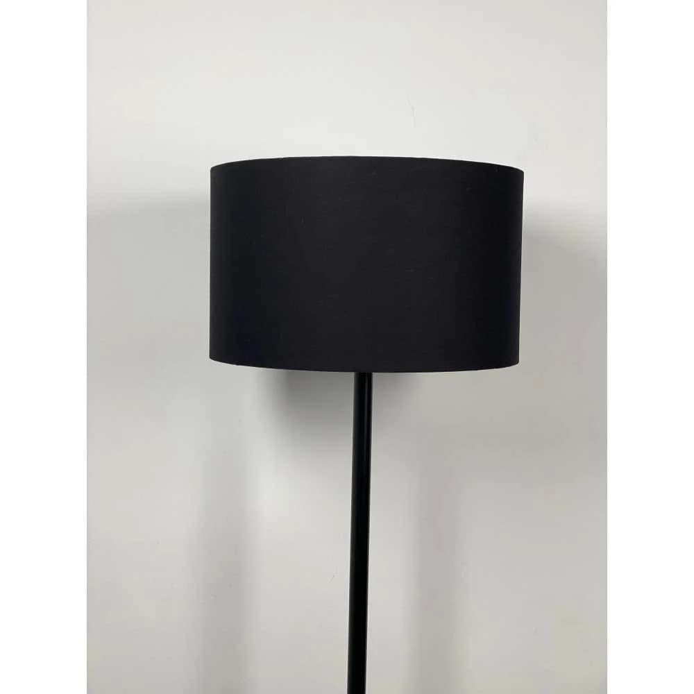 TBS Fabric Modern Floor Lamp, 160 ×40 cm - Black