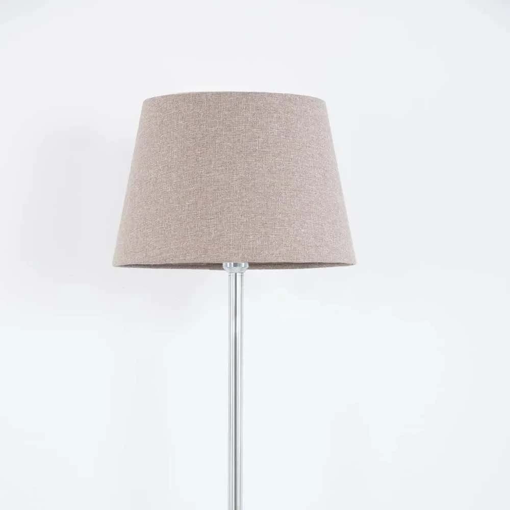 TBS Fabric Modern Floor Lamp, 160 ×40 cm - Beige