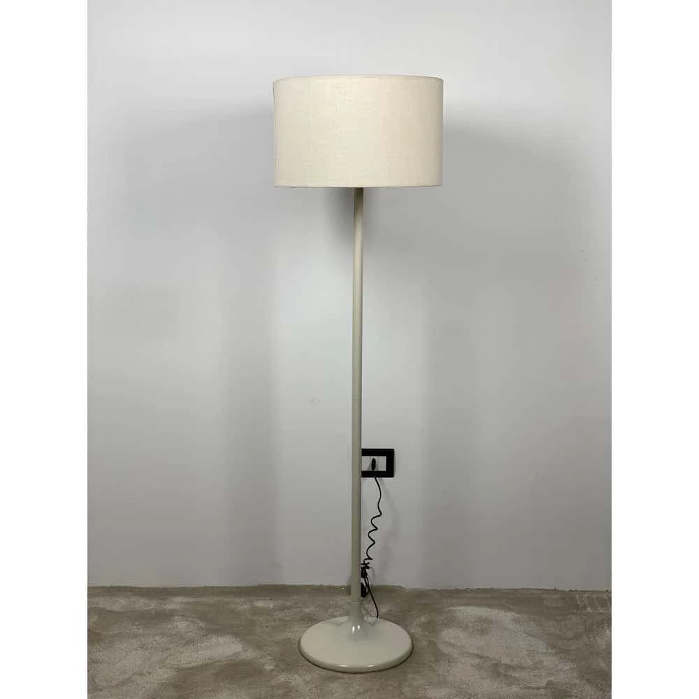 TBS Fabric Modern Floor Lamp, 160 ×40 cm - Off White