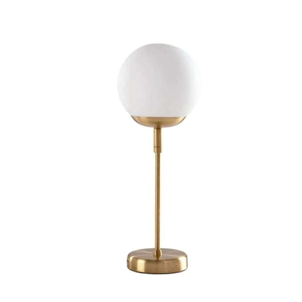 TBS Metal Modern Globe Table Lamp, 45 ×15 cm - Gold