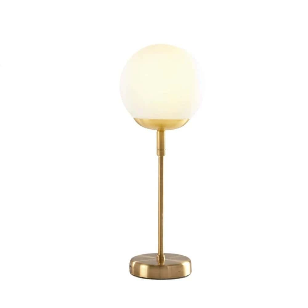 TBS Metal Modern Globe Table Lamp, 45 ×15 cm - Gold