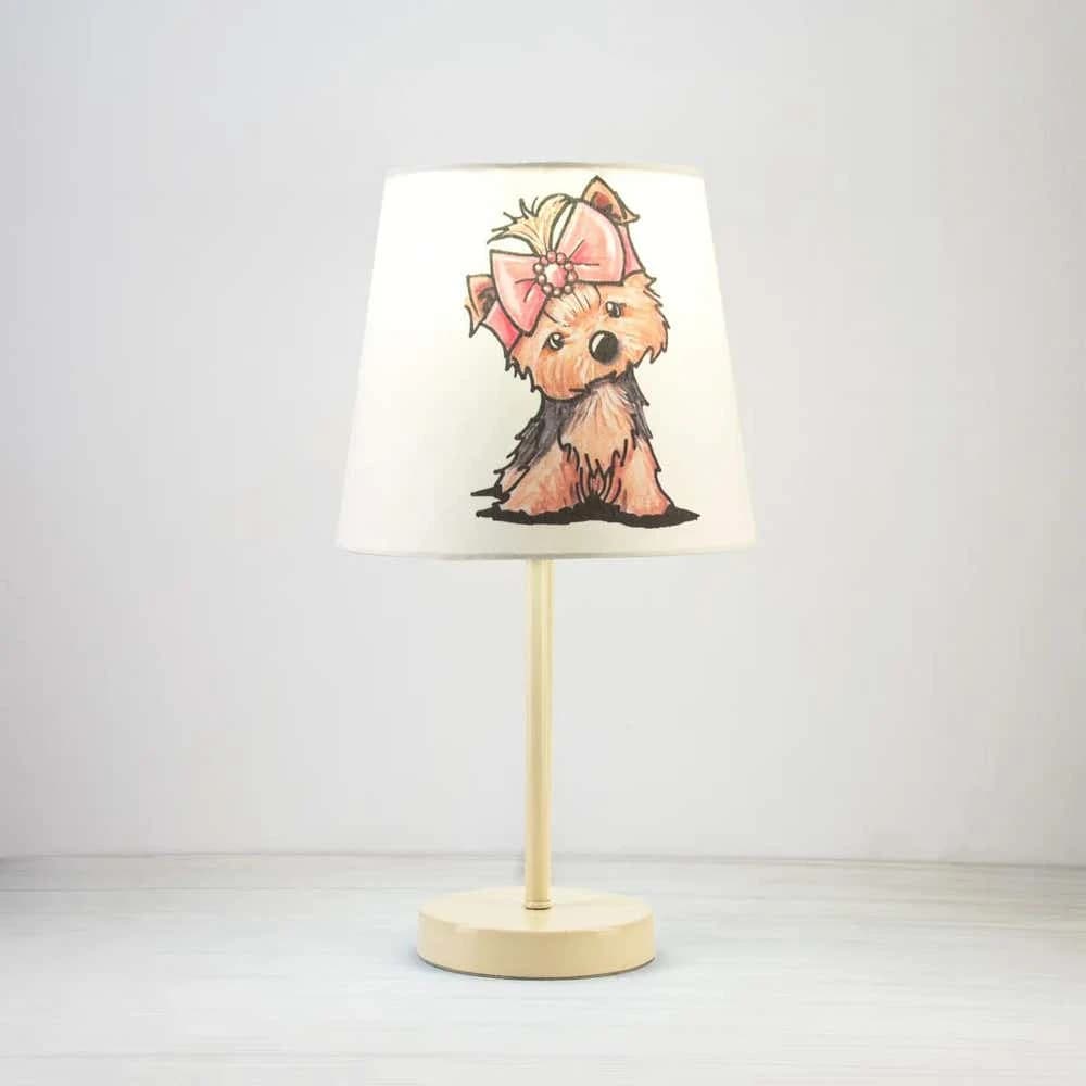 TBS Fabric Kids Table Lamp, 45 ×23 cm - Multicolor