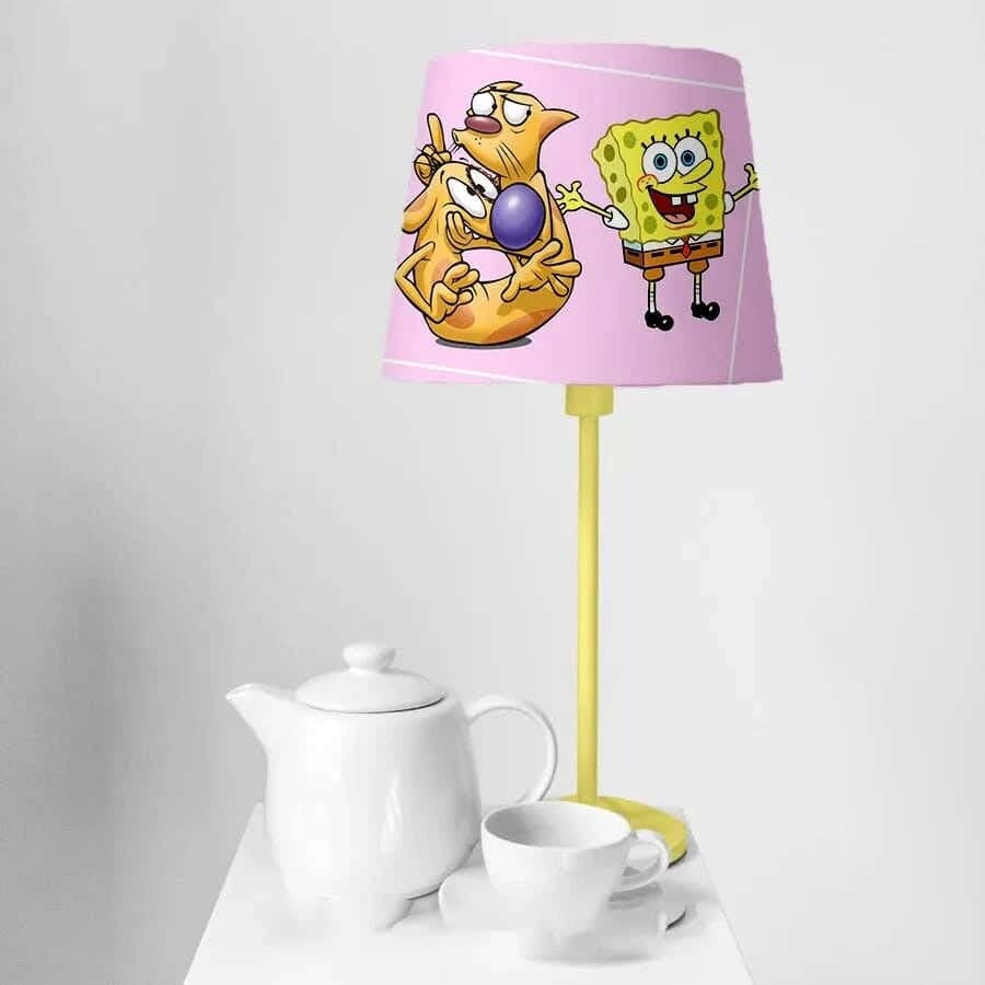 TBS Fabric Kids Table Lamp, 45 ×23 cm - Multicolor