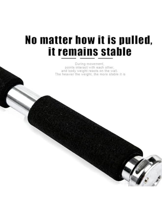 Adjustable exercise bar from 62 to 100 cm, suitable for home workouts, pull-ups