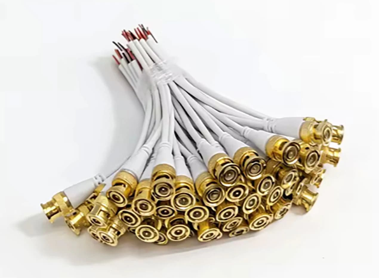 High-quality BNC cable designed for CCTV systems