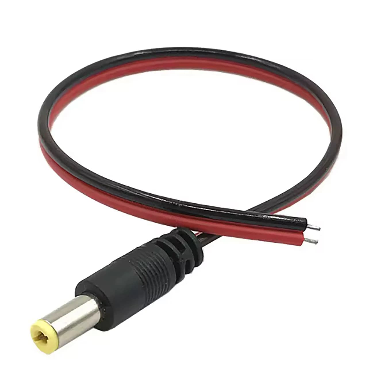 DC Power Cable with Male Barrel Connector For Cameras Lighting