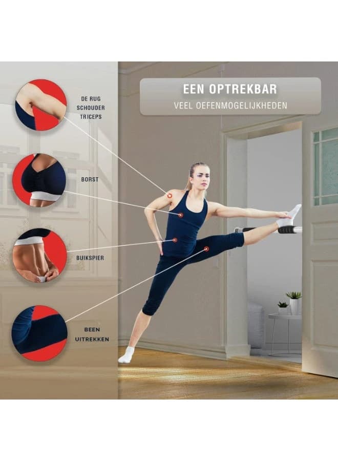 Pull-Up & Chin-Up Bar for Doorway – Soft-grip handles, multifunctional upper