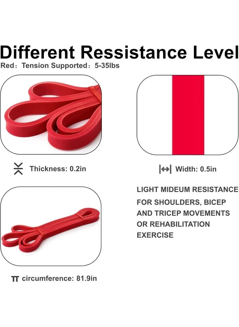 Strength Heavy Duty Resistance Stretch Loop Band – For powerlifting, strength 