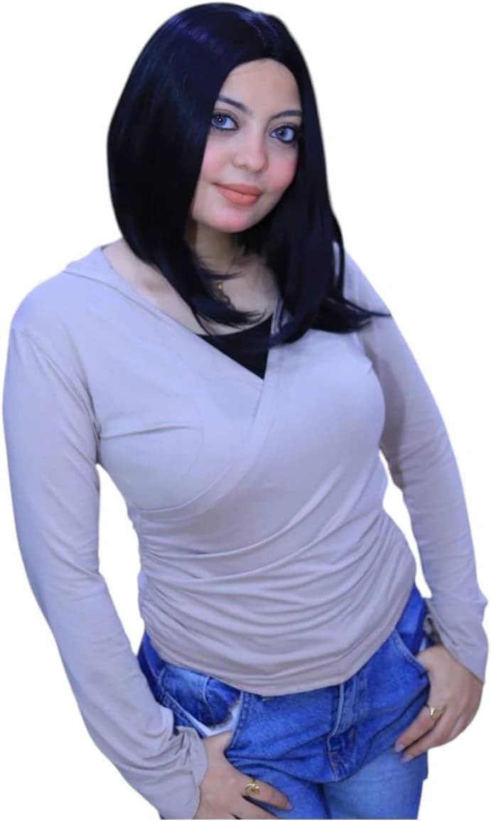 Wigs for Women – Long straight black hair, natural looking.  