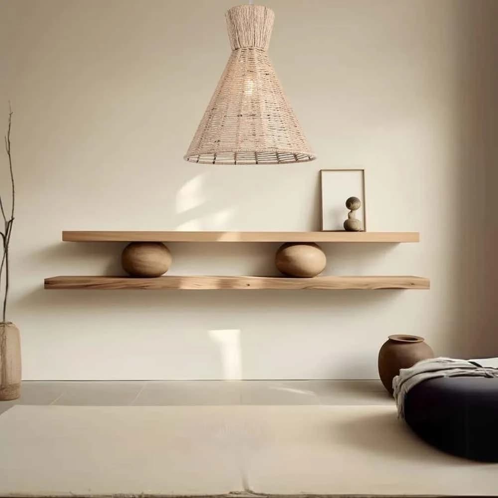 Bohemian ceiling chandelier, 40x50 cm - Beige