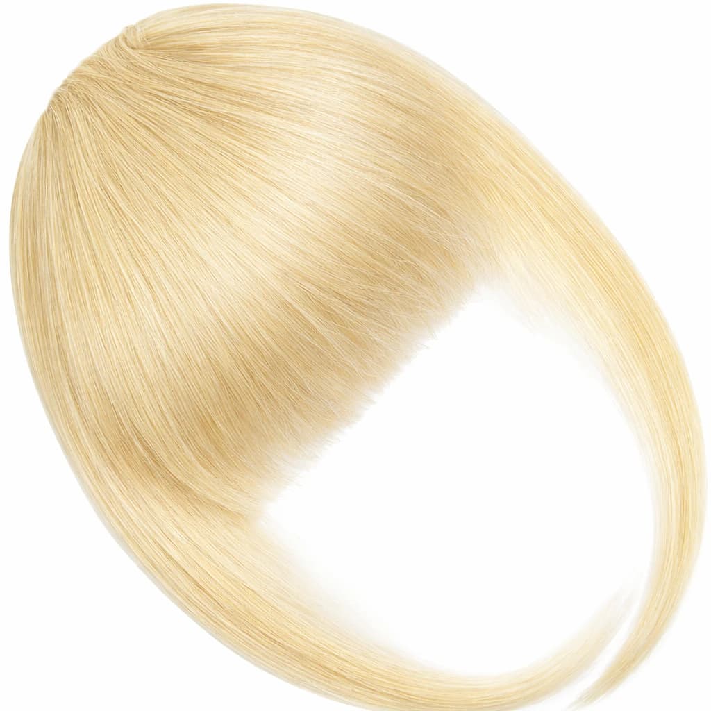 Synthetic Hair Clip in Blonde Wig for Women Clip in Bangs