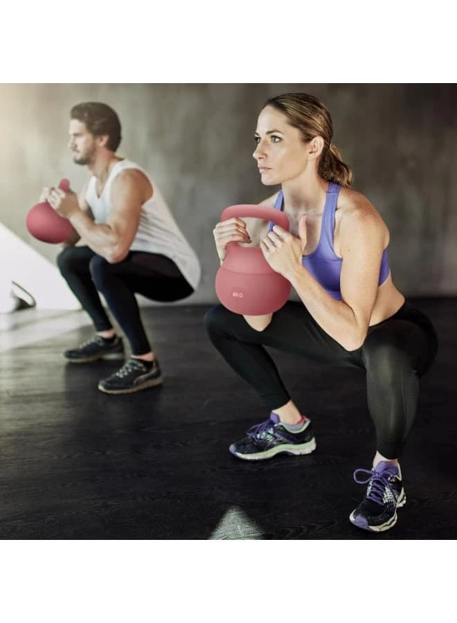 Soft Kettlebell for Women, 8kg, Home Gym Equipment for Fitness, Pilates