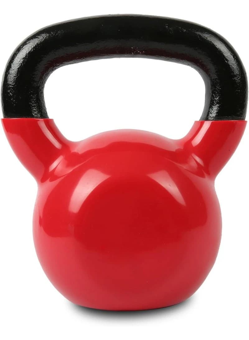 Kettlebell 12Kg Vinyl Weight Strength Training Gym Equipment