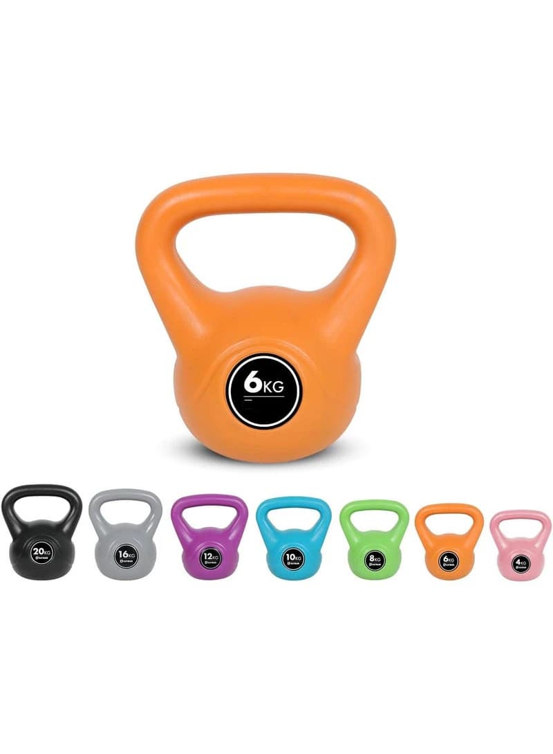 6kg Kettlebell - Comfortable handle and flat base for stability -Suitable weight