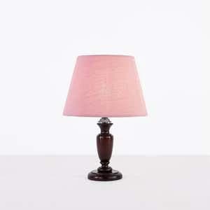 TBS Fabric Modern Table Lamp, 45 ×23 cm - Rose