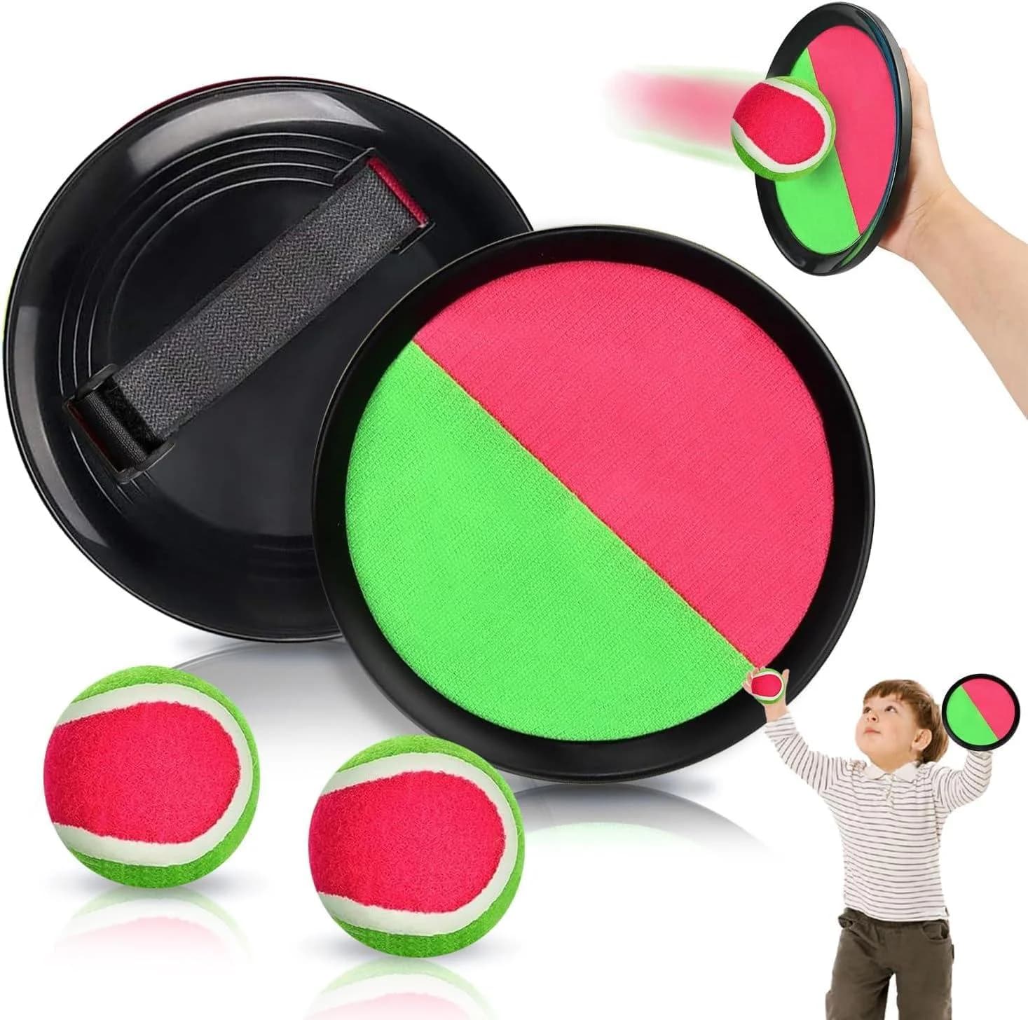 ball Sticky Toss and Catch Ball Game Set for Backyard, Outdoor, and Garden 