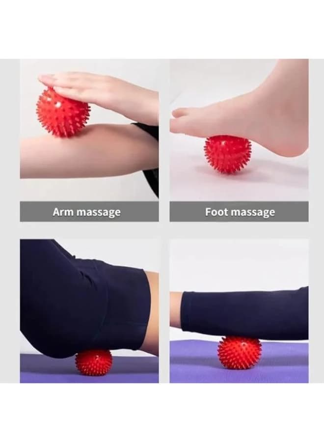 كرة تدليك عالية الجودة للتدليك وتخفيف آلام العضلات، كرات بتصميم مدبب، 