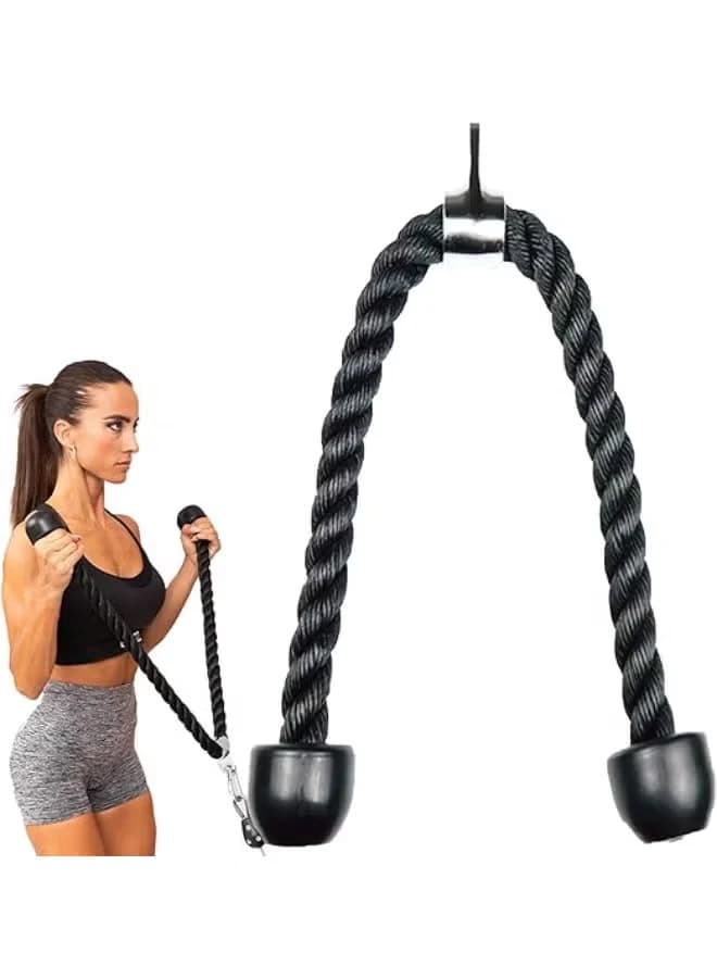 120cm Triceps Exercise Rope - Extra long nylon rope for weights up to 200kg