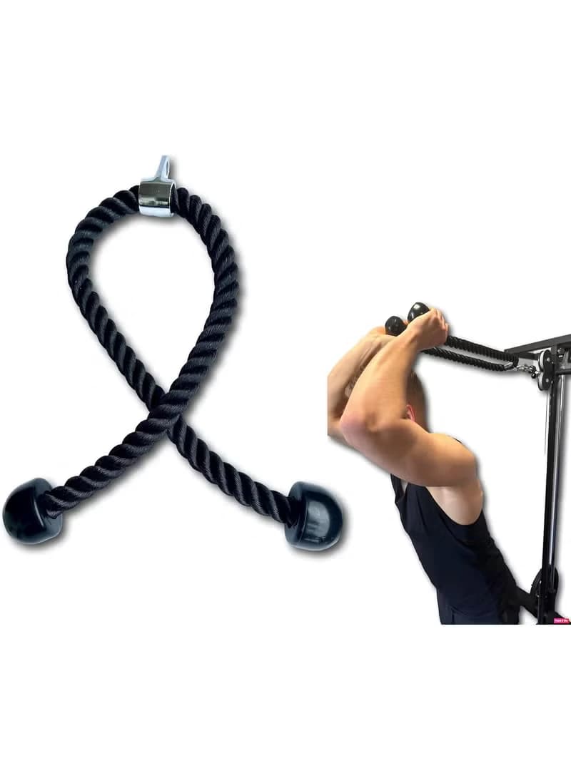 120cm Triceps Exercise Rope - Extra long nylon rope for weights up to 200kg