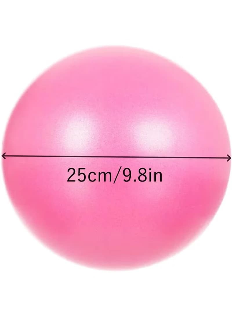 25cm Mini Pilates Ball, Short Pilates Ball for Running and Non-Slip, Home Yoga 