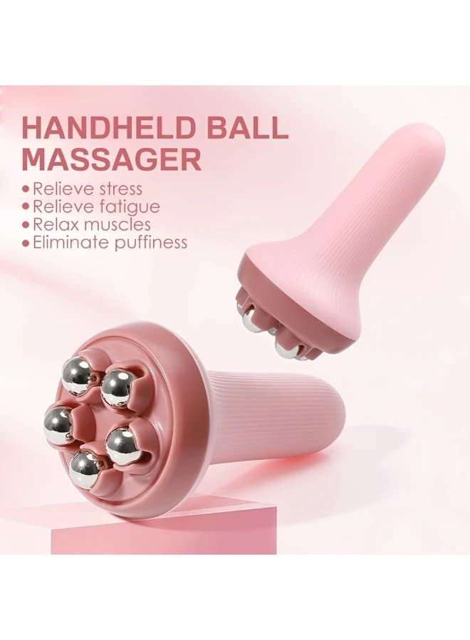 360° Rotating Ball Handheld Massager for Muscle Pain Relief and Swelling 