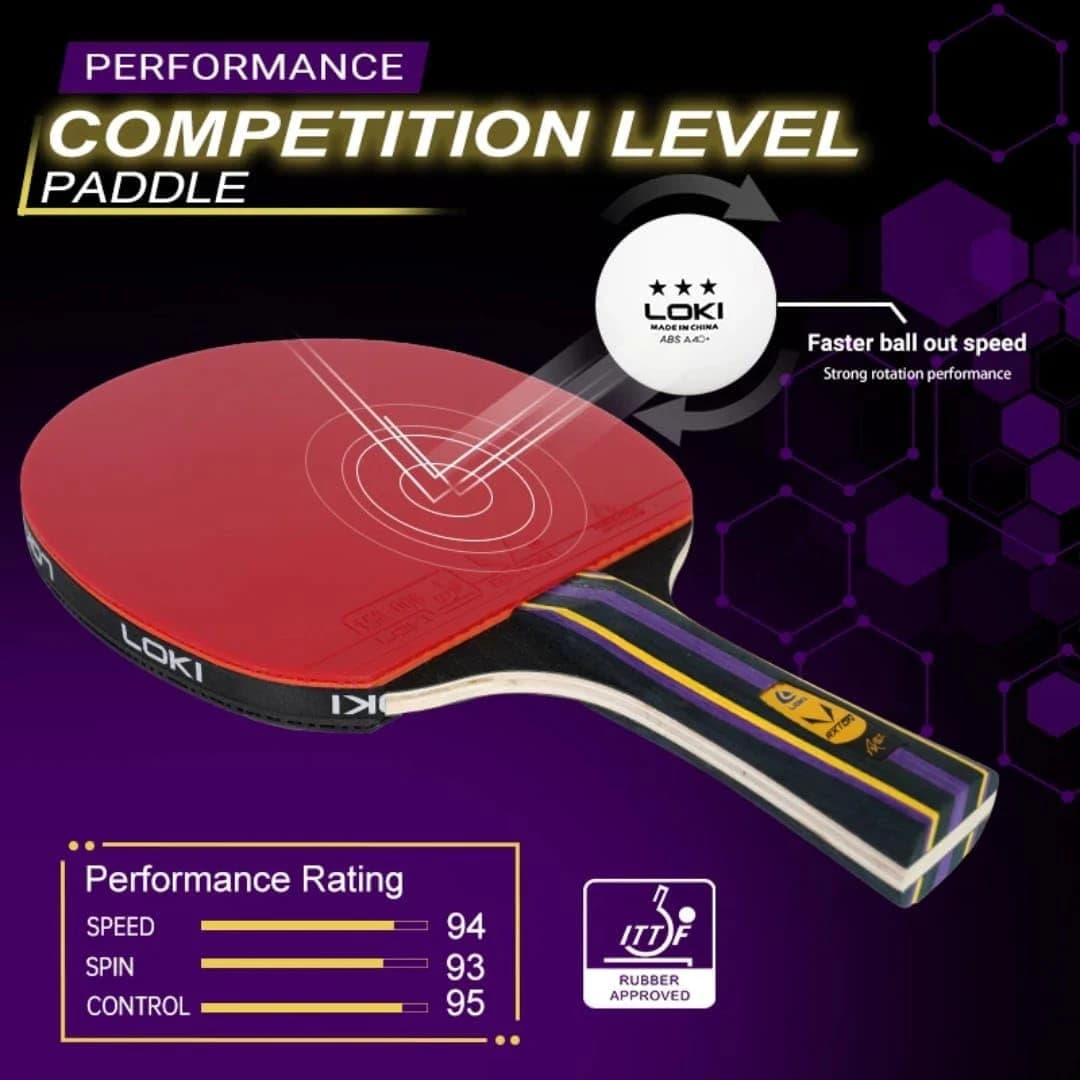 4-star professional table tennis racket - for competition and advanced training