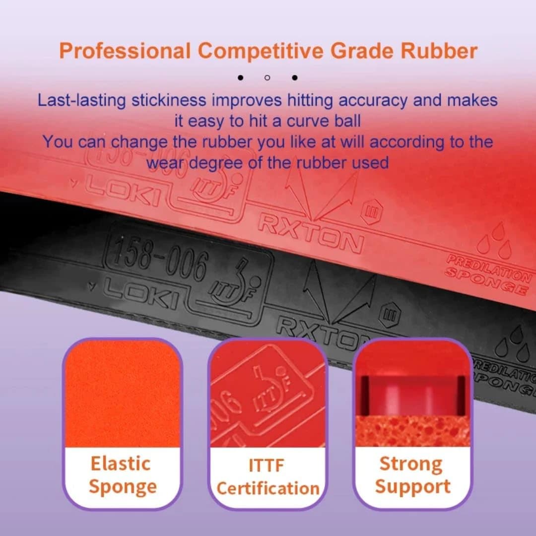 4-star professional table tennis racket - for competition and advanced training