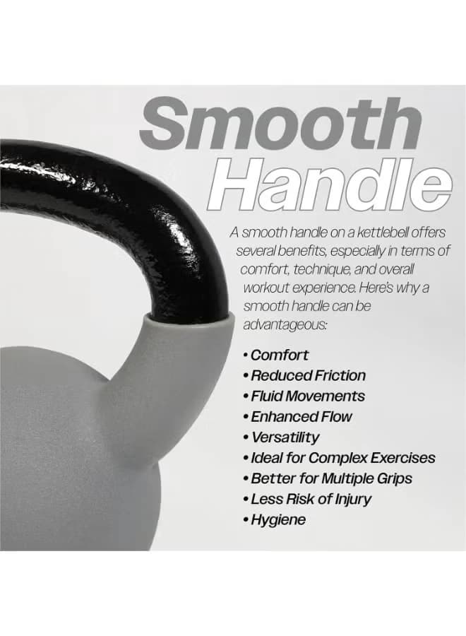 6 kg - Neoprene iron weight with comb, comfortable grip, flat base for strength 