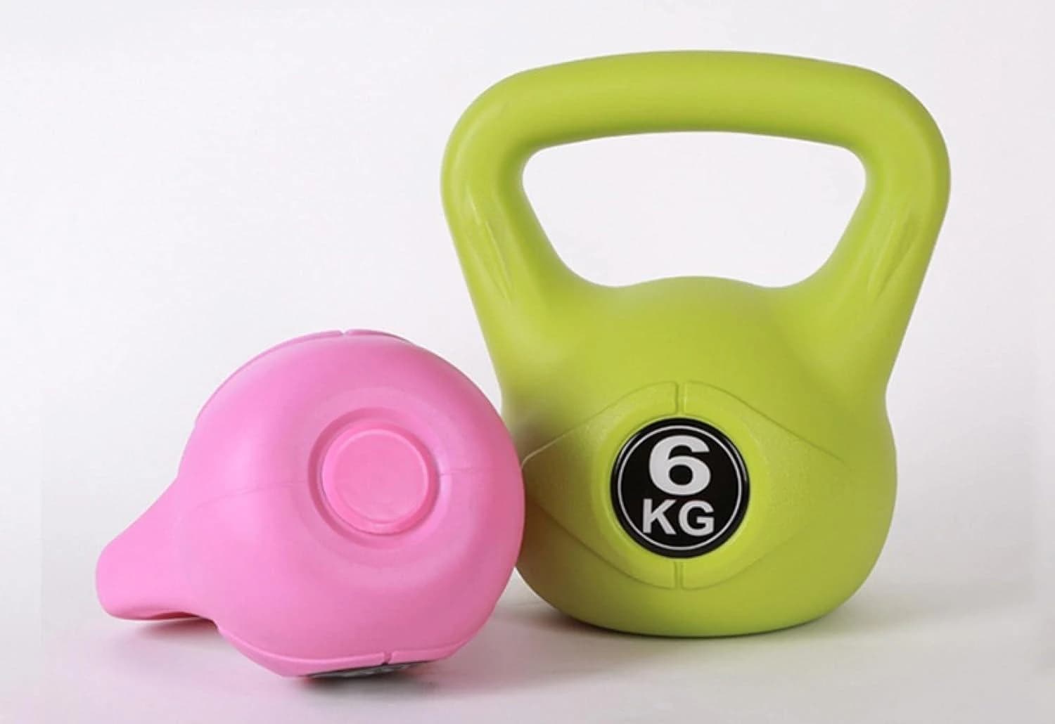 6kg Multicolor Dumbbell Kettlebell Ball with Handle for Strength Training, Gym 